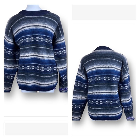 Vintage Royal Scott All Pure Wool Plaid Knit Sweater Size M Unisex Size M - Picture 2 of 8